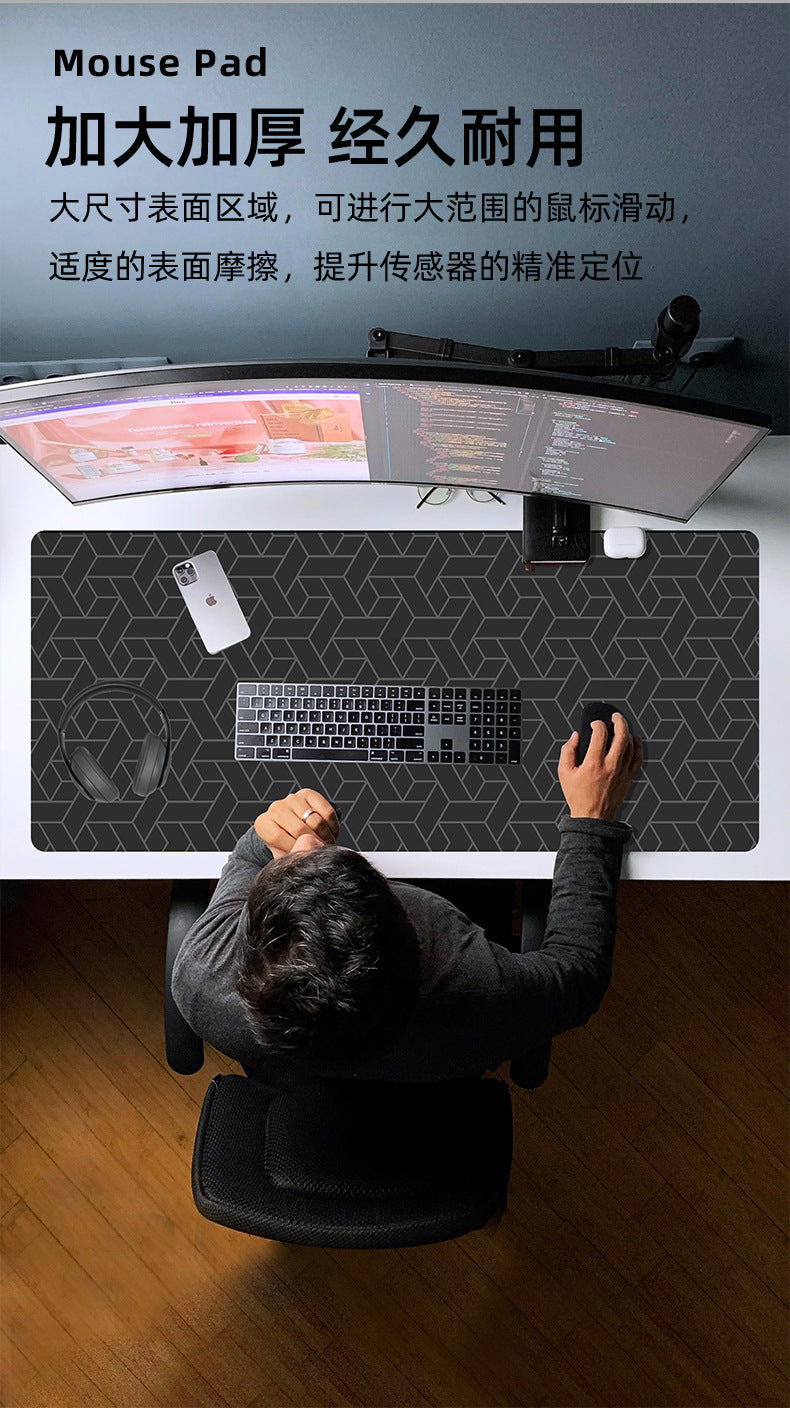 mouse pad oversized electronic keyboard pad thermal transfer thick rubber wrist mouse pad wholesale