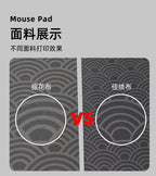 mouse pad oversized electronic keyboard pad thermal transfer thick rubber wrist mouse pad wholesale